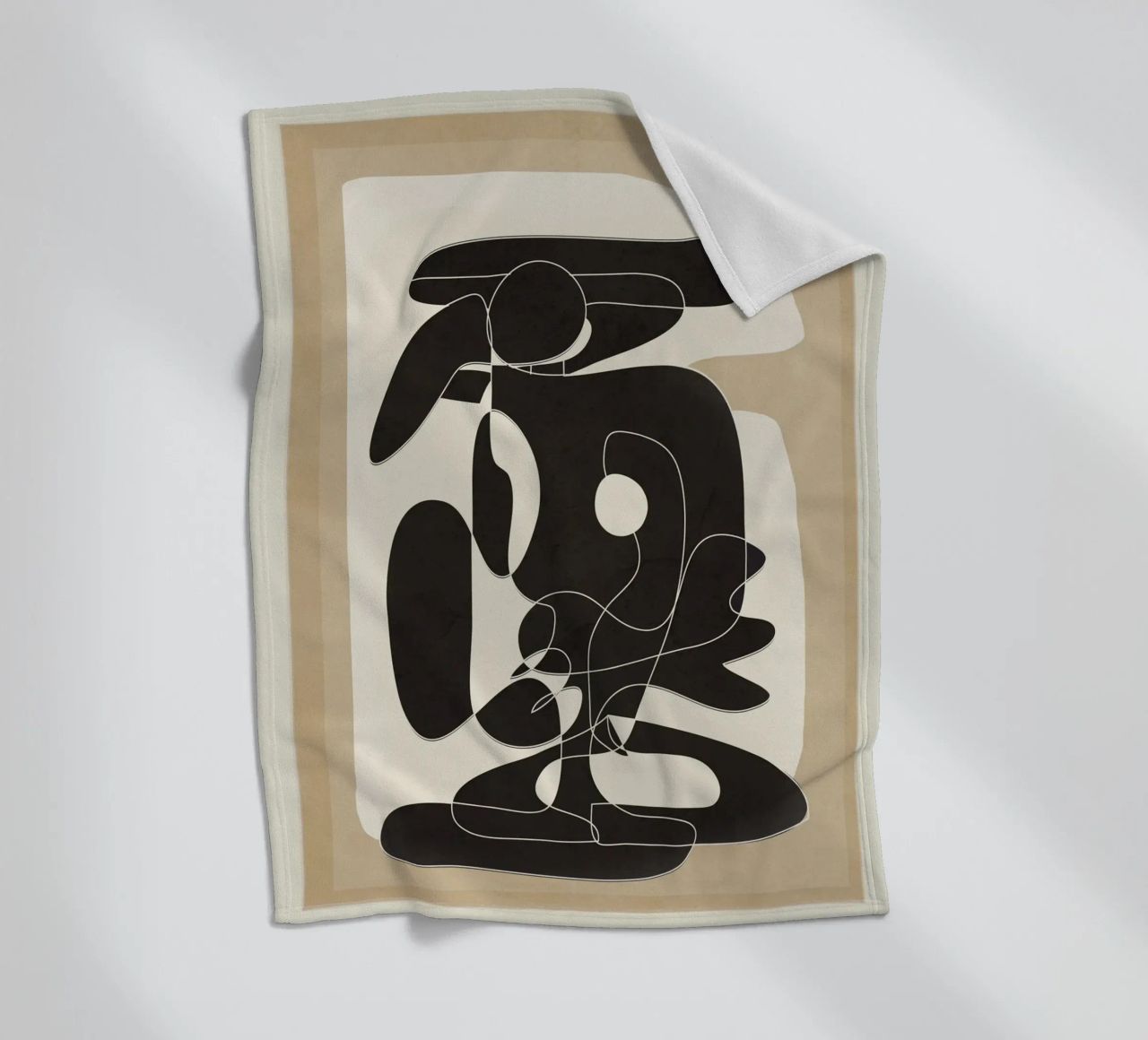 Shape Movement Geometry 01 coperta in pile da cityart