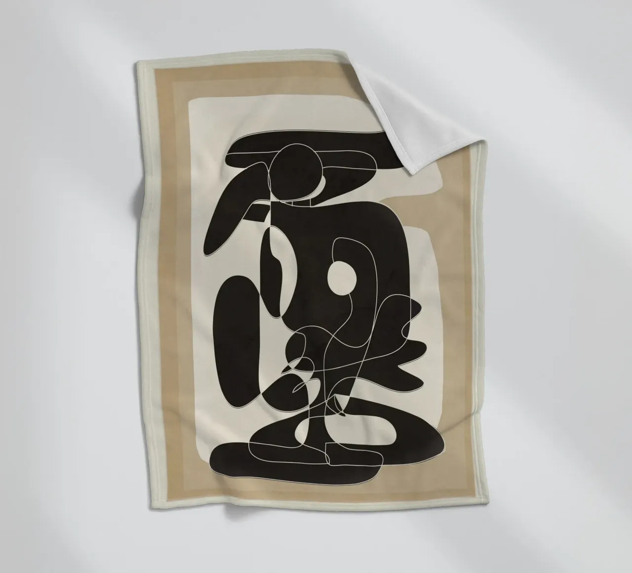 Shape Movement Geometry 01 coperta in pile da cityart