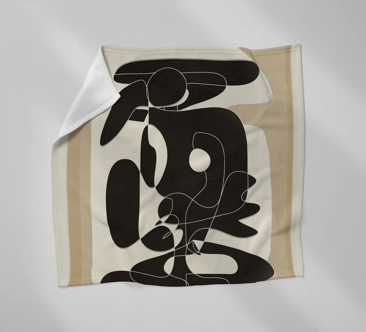 Shape Movement Geometry 01 coperta in pile da cityart