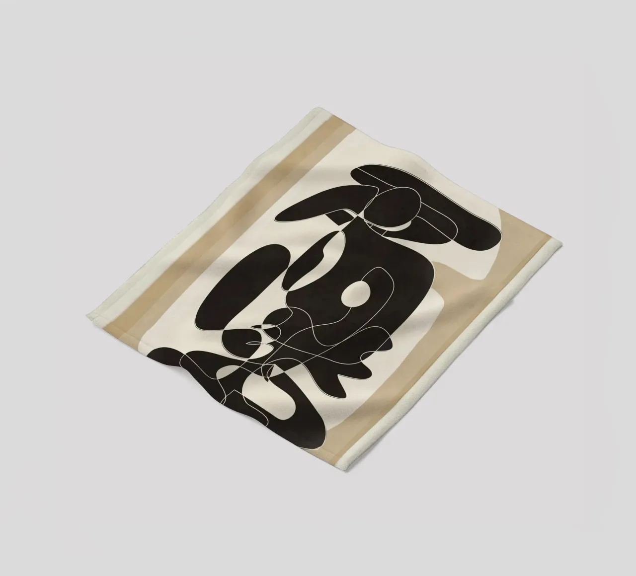 Shape Movement Geometry 01 coperta in pile da cityart