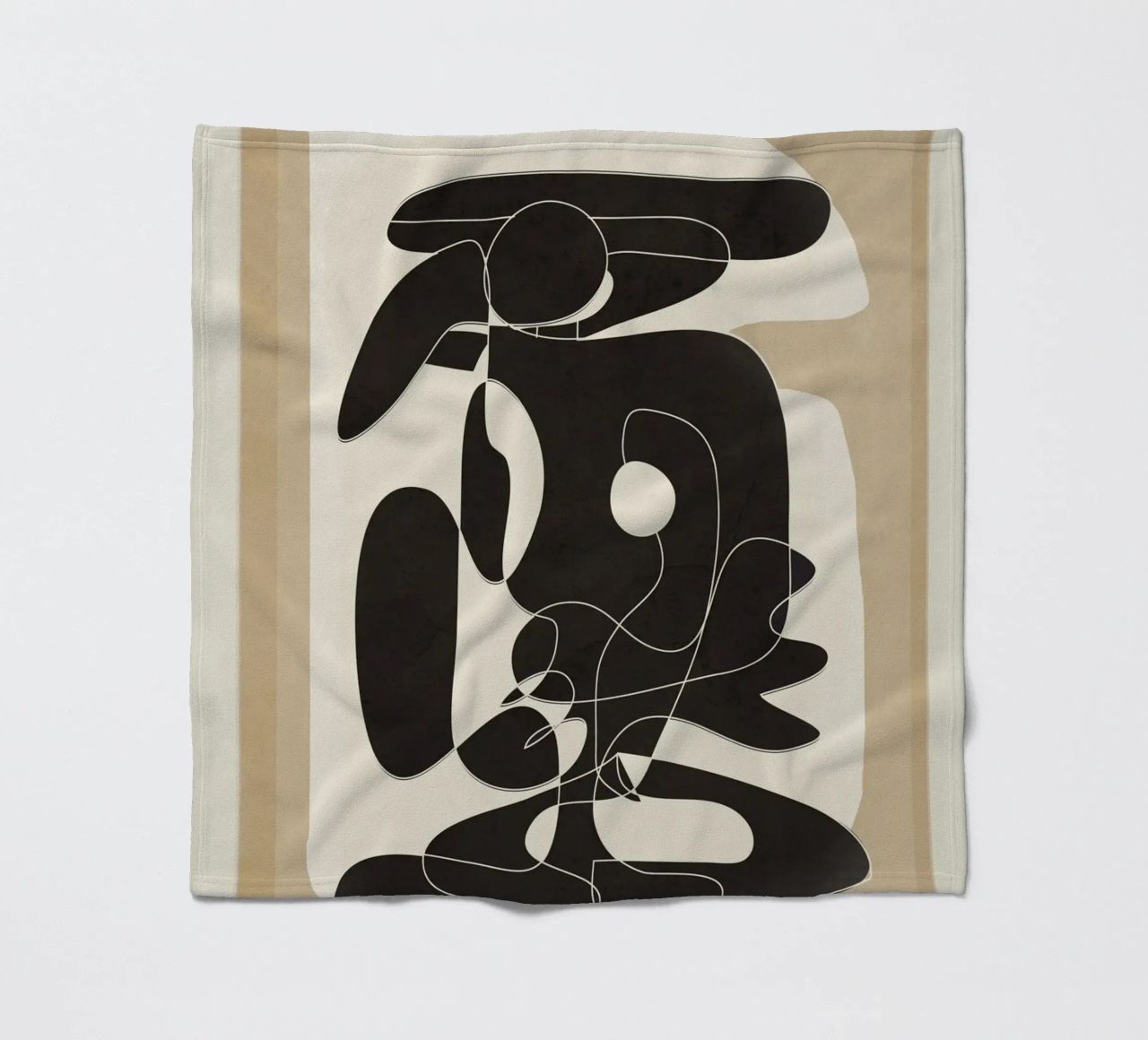 Shape Movement Geometry 01 coperta in pile da cityart