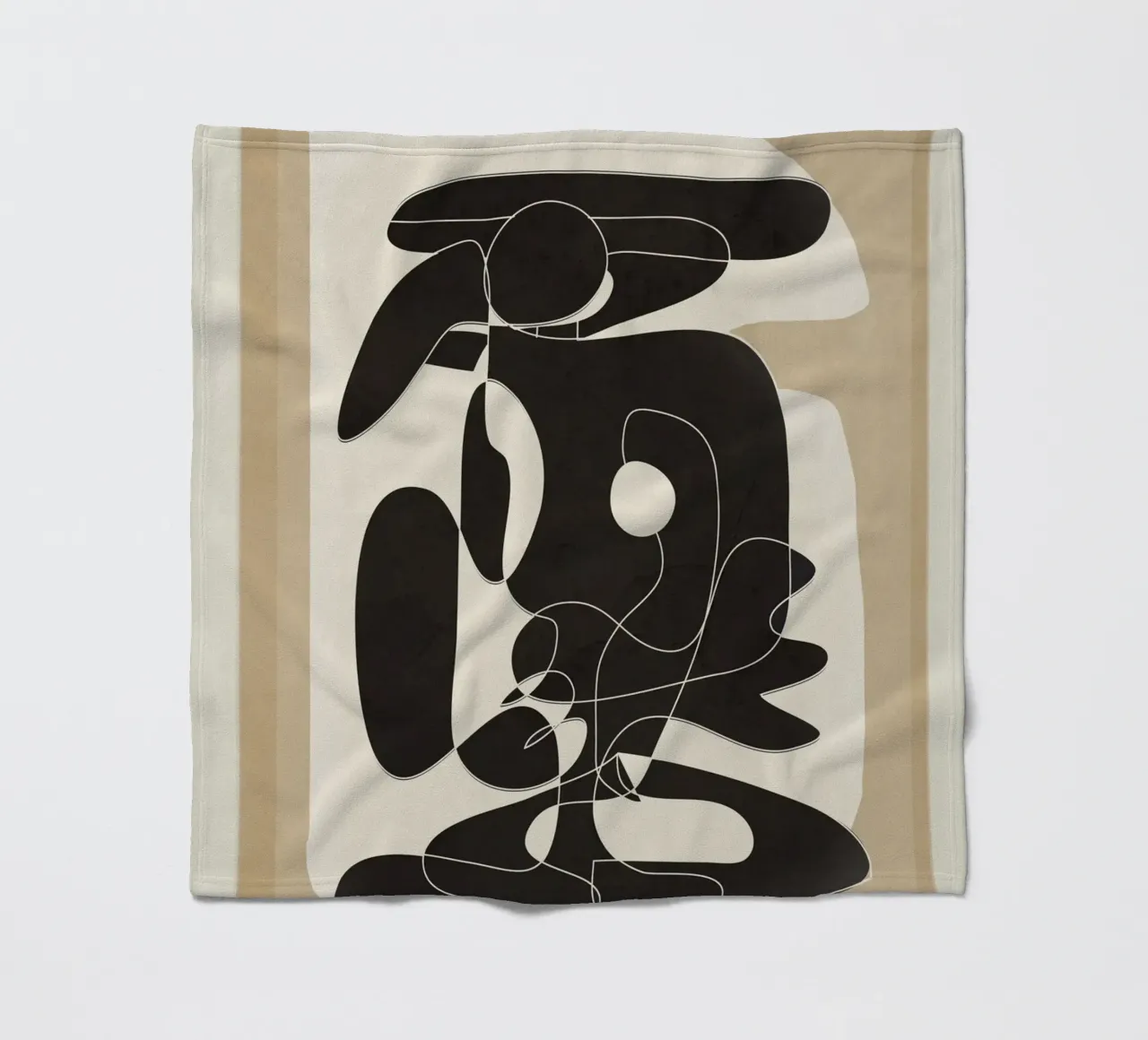 Shape Movement Geometry 01 coperta in pile da cityart