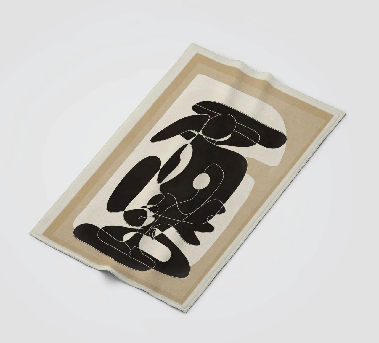 Shape Movement Geometry 01 coperta in pile da cityart