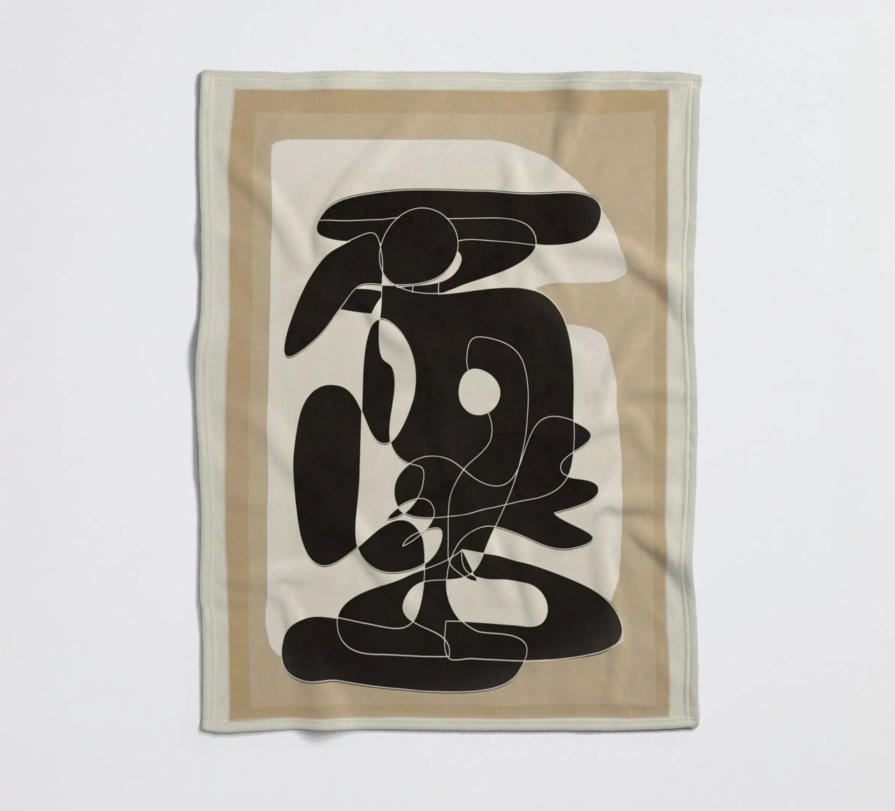 Shape Movement Geometry 01 coperta in pile da cityart
