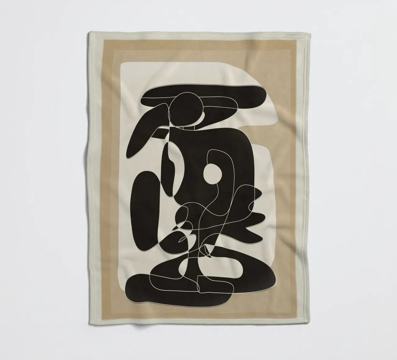 Shape Movement Geometry 01 coperta in pile da cityart