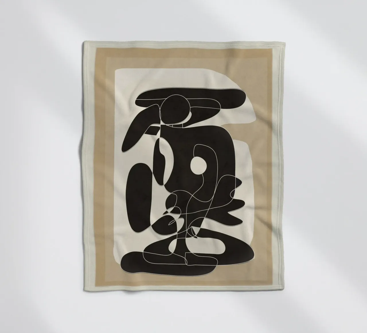 Shape Movement Geometry 01 coperta in pile da cityart