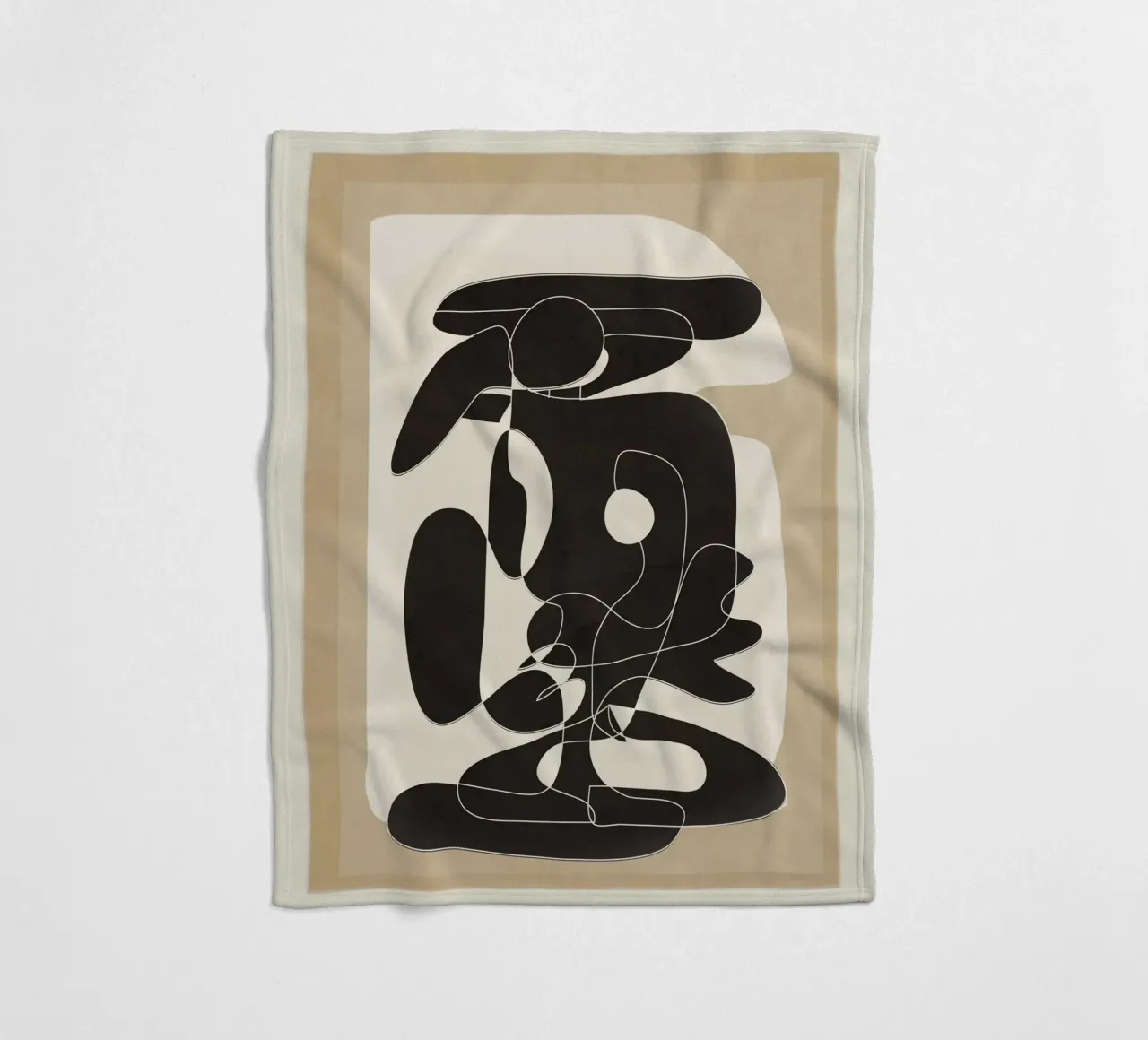 Shape Movement Geometry 01 coperta in pile da cityart