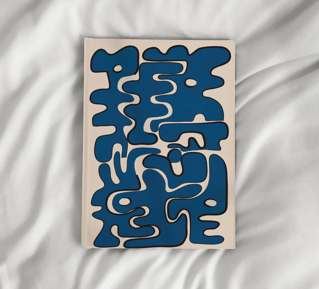 Minimal Abstract Maze – Cobalt diario da cityart