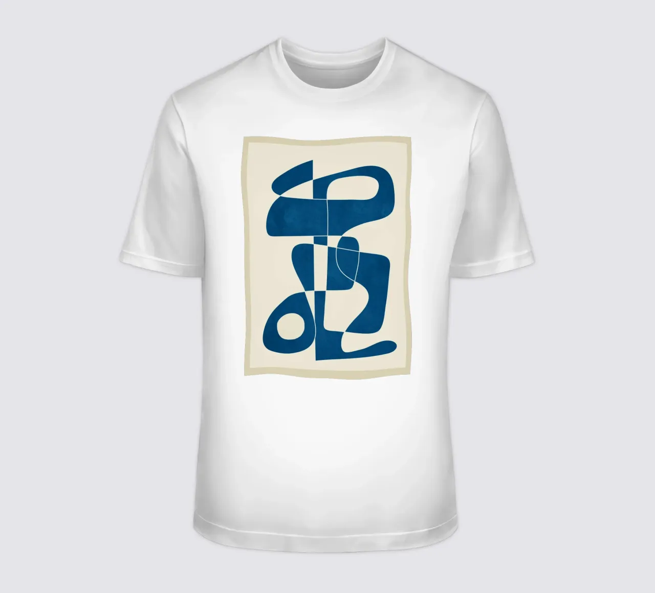 Minimal Abstract Cobalt t-shirt da cityart