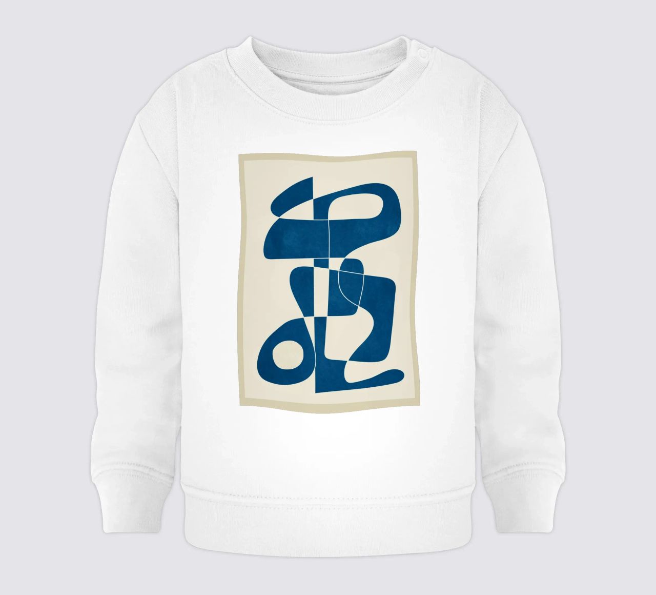 Minimal Abstract Cobalt felpa neonato da cityart