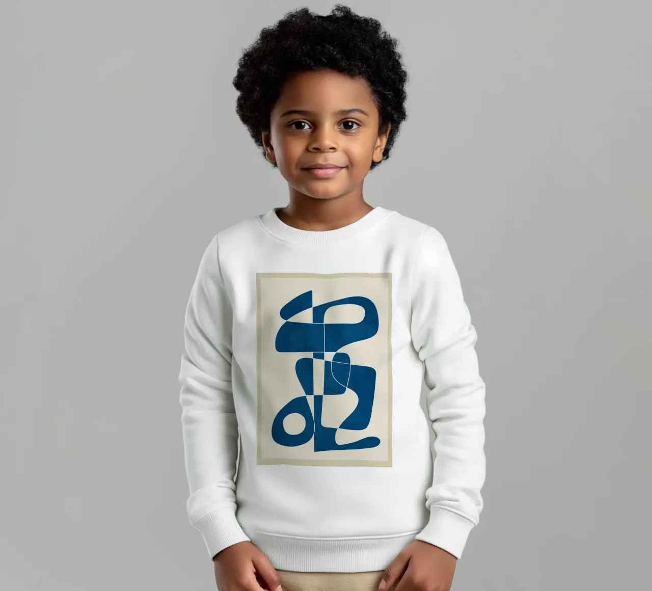 Minimal Abstract Cobalt sweat enfant de cityart