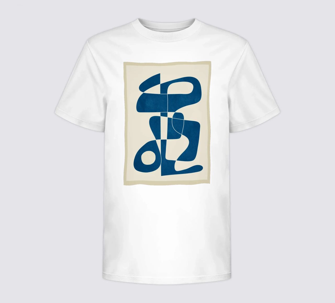 Minimal Abstract Cobalt t-shirt bambini da cityart