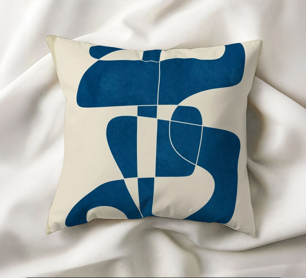 Minimal Abstract Cobalt cuscino da cityart