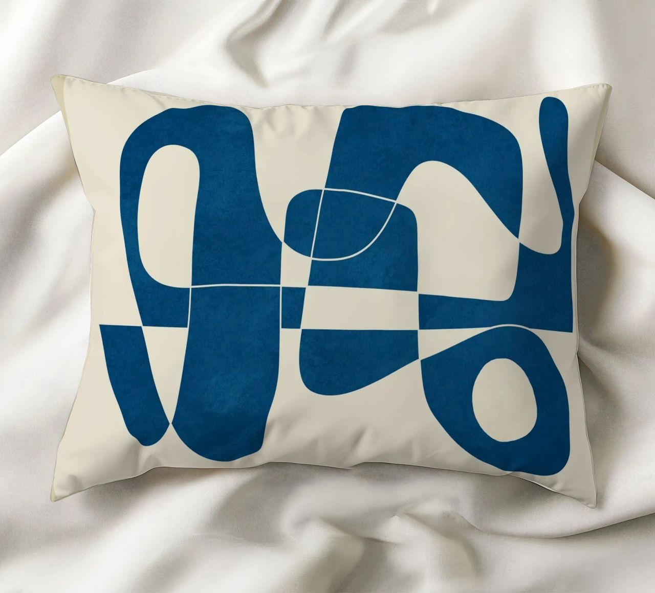 Minimal Abstract Cobalt cuscino da cityart