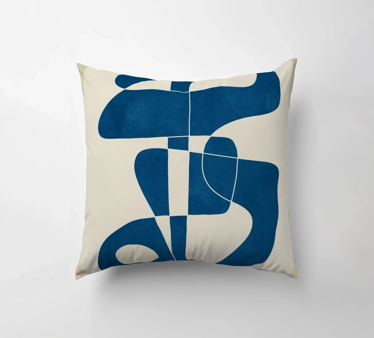 Minimal Abstract Cobalt cuscino da cityart