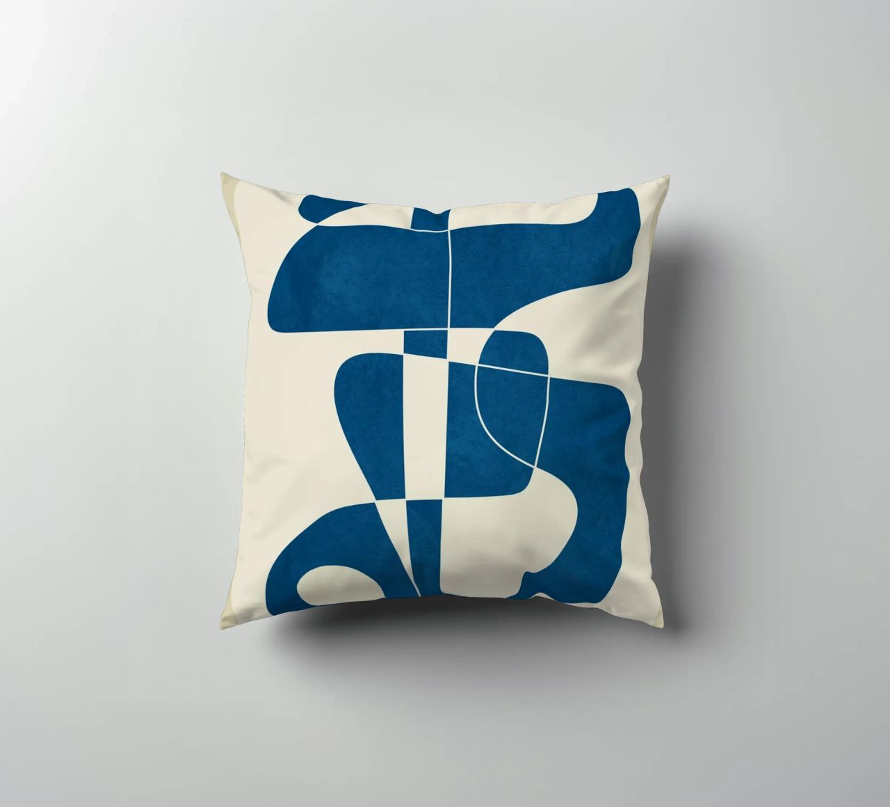 Minimal Abstract Cobalt cuscino da cityart
