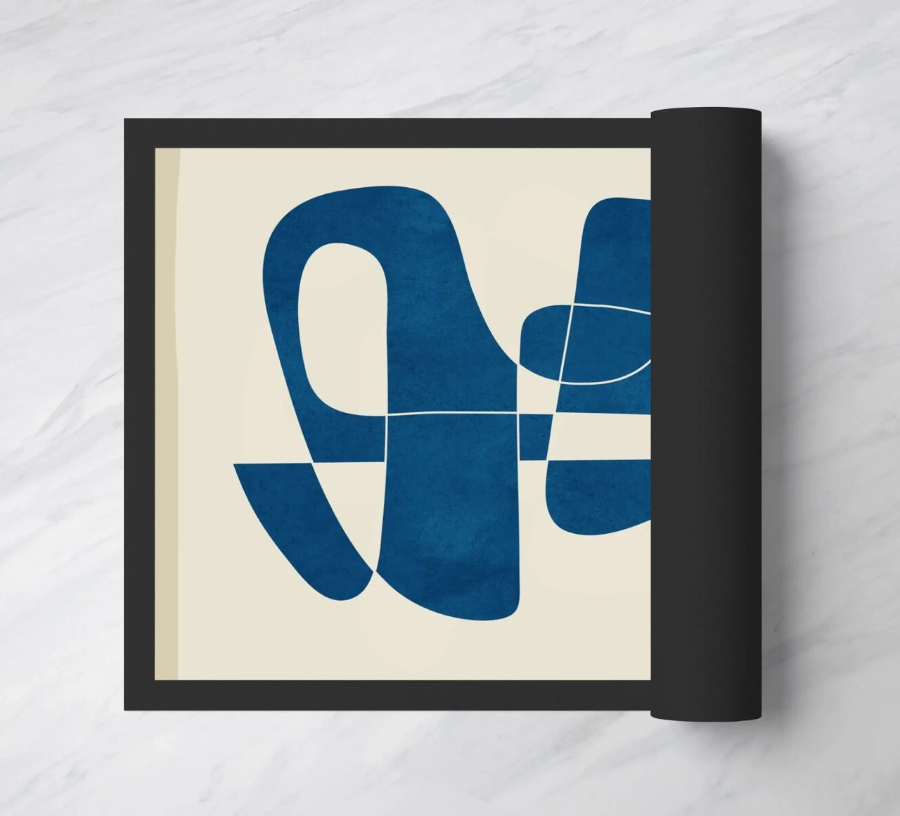 Minimal Abstract Cobalt zerbino da cityart