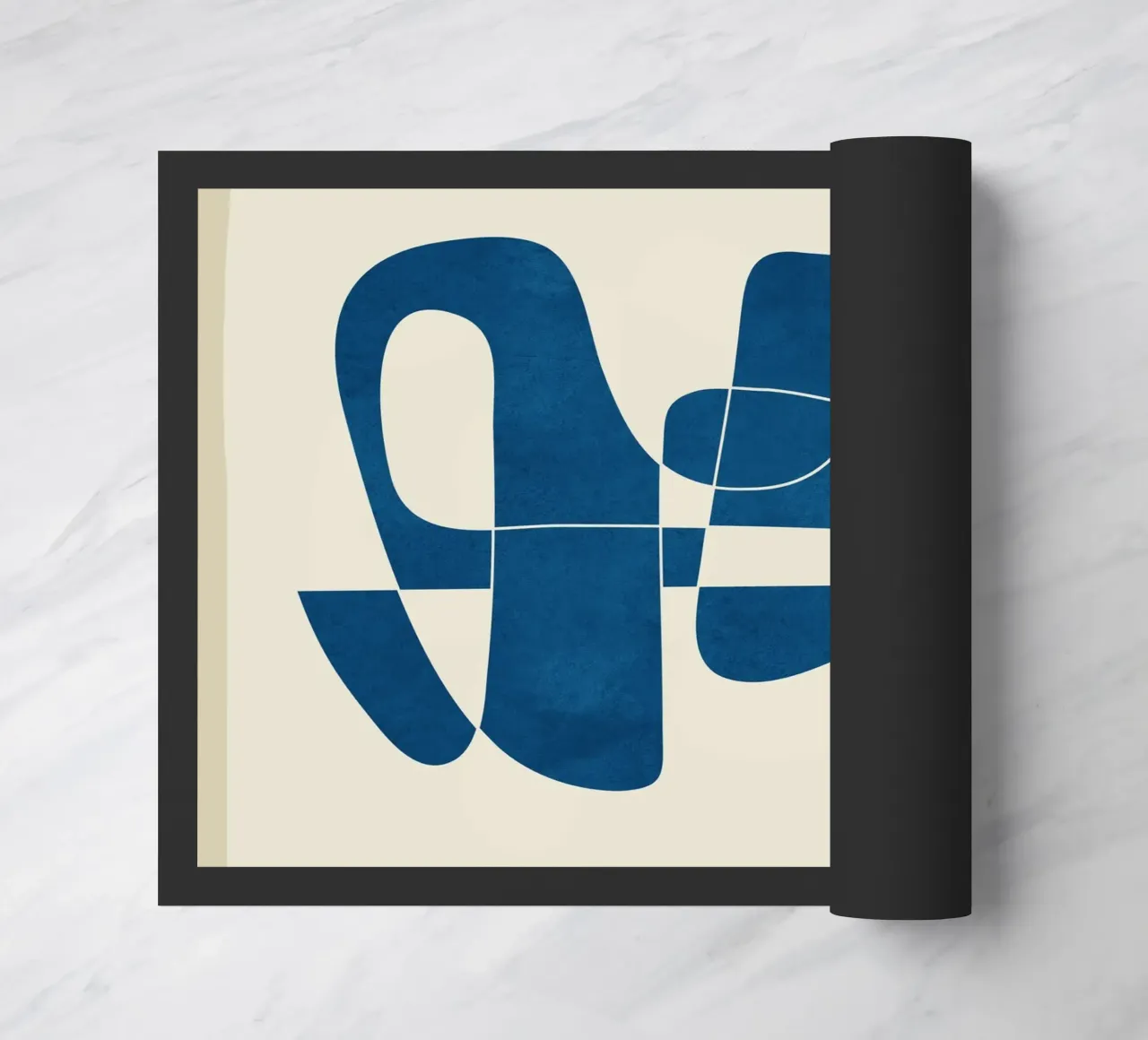 Minimal Abstract Cobalt zerbino da cityart