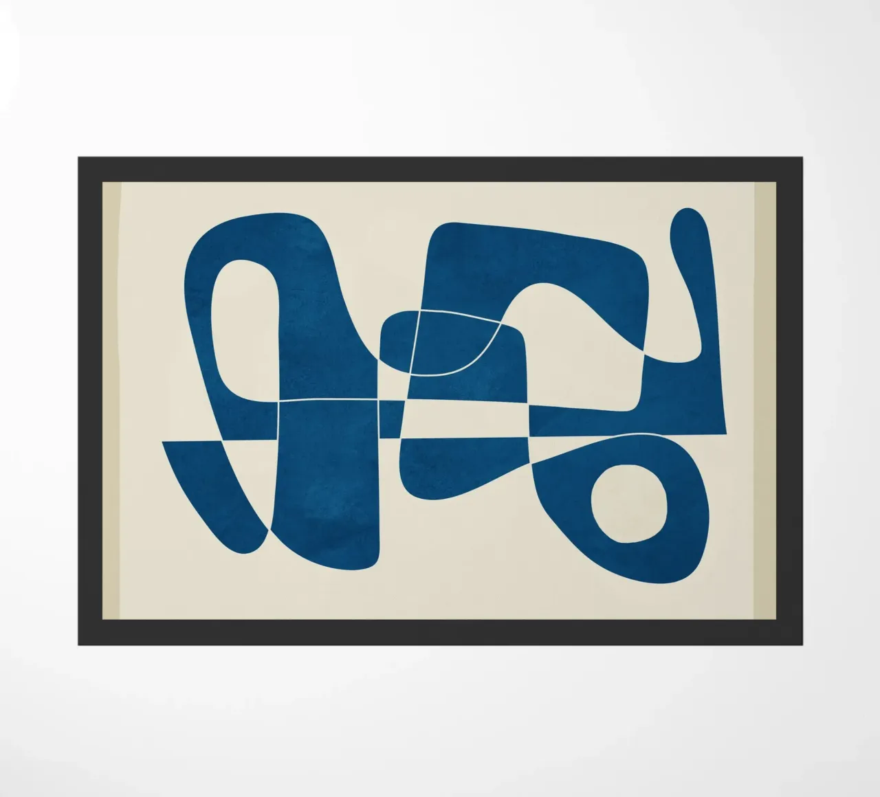 Minimal Abstract Cobalt paillasson de cityart