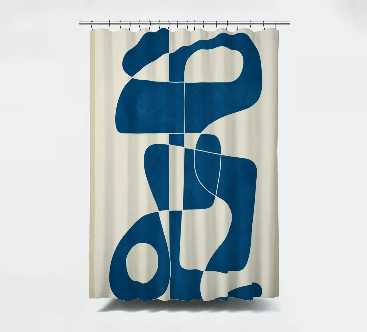 Minimal Abstract Cobalt tenda da doccia da cityart