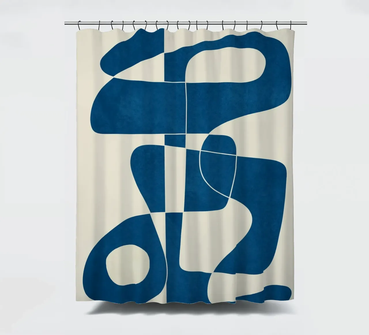 Minimal Abstract Cobalt tenda da doccia da cityart