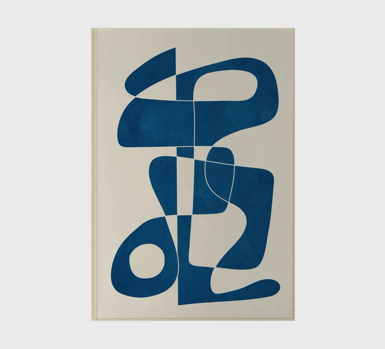 Minimal Abstract Cobalt notebook by cityart