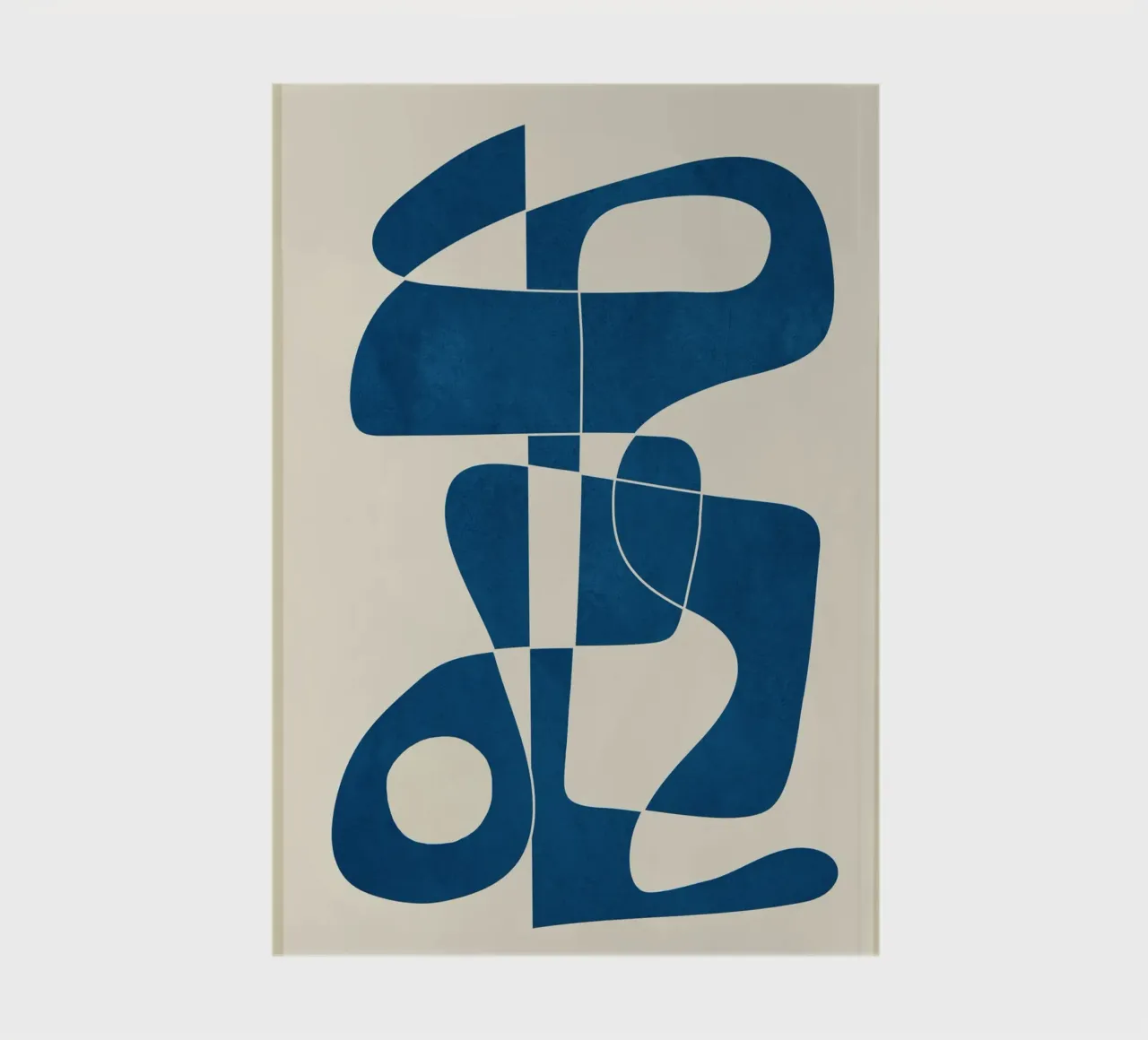 Minimal Abstract Cobalt carnet de notes de cityart