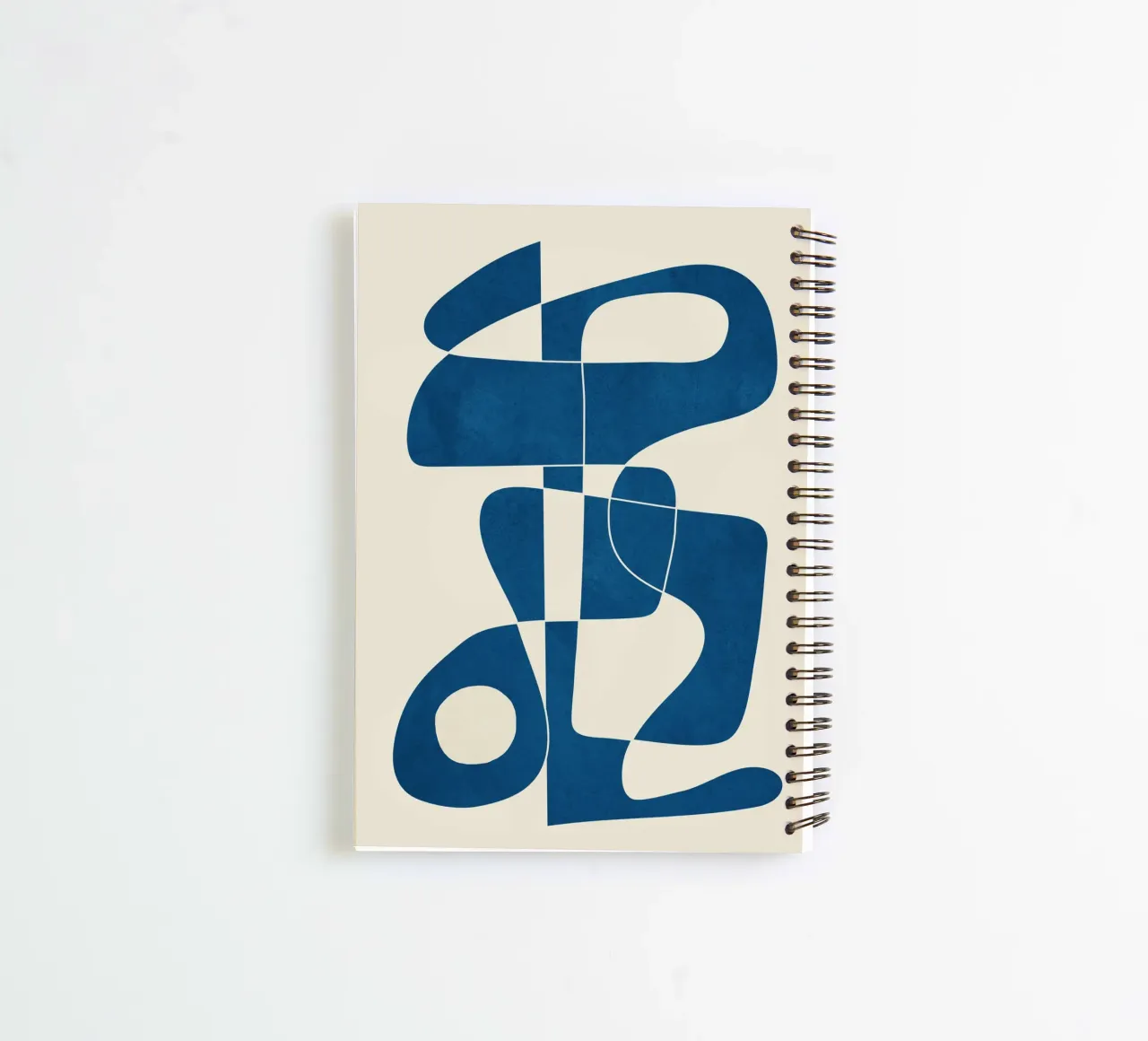 Minimal Abstract Cobalt diario ad anelli da cityart