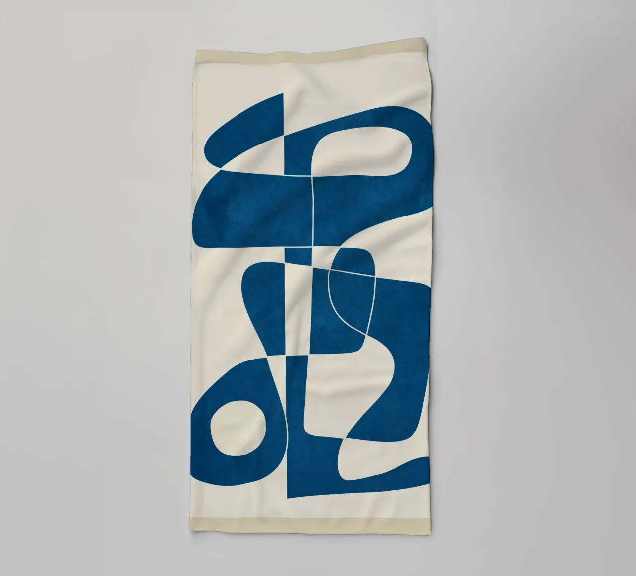 Minimal Abstract Cobalt asciugamano da bagno da cityart
