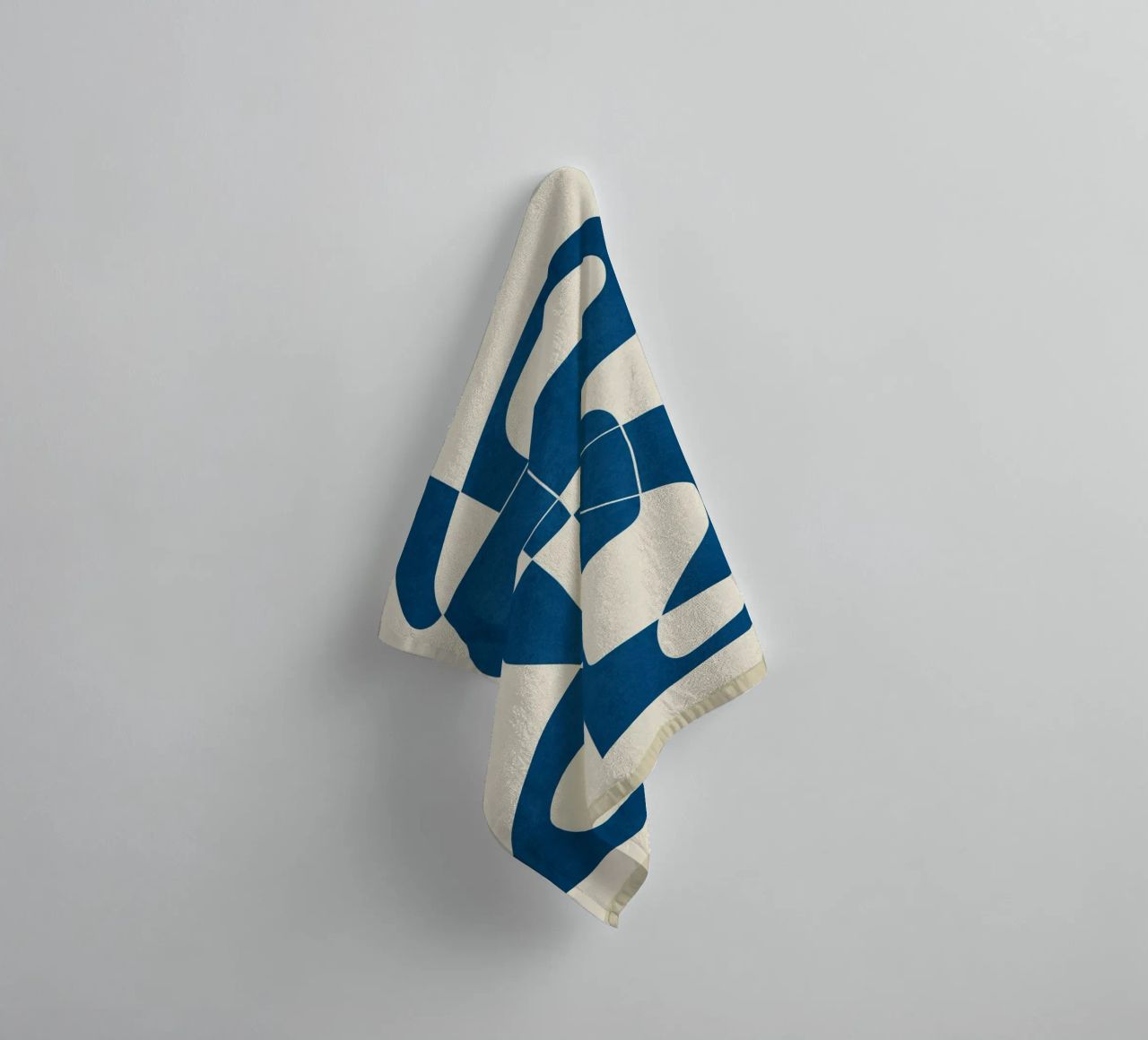 Minimal Abstract Cobalt asciugamano da bagno da cityart