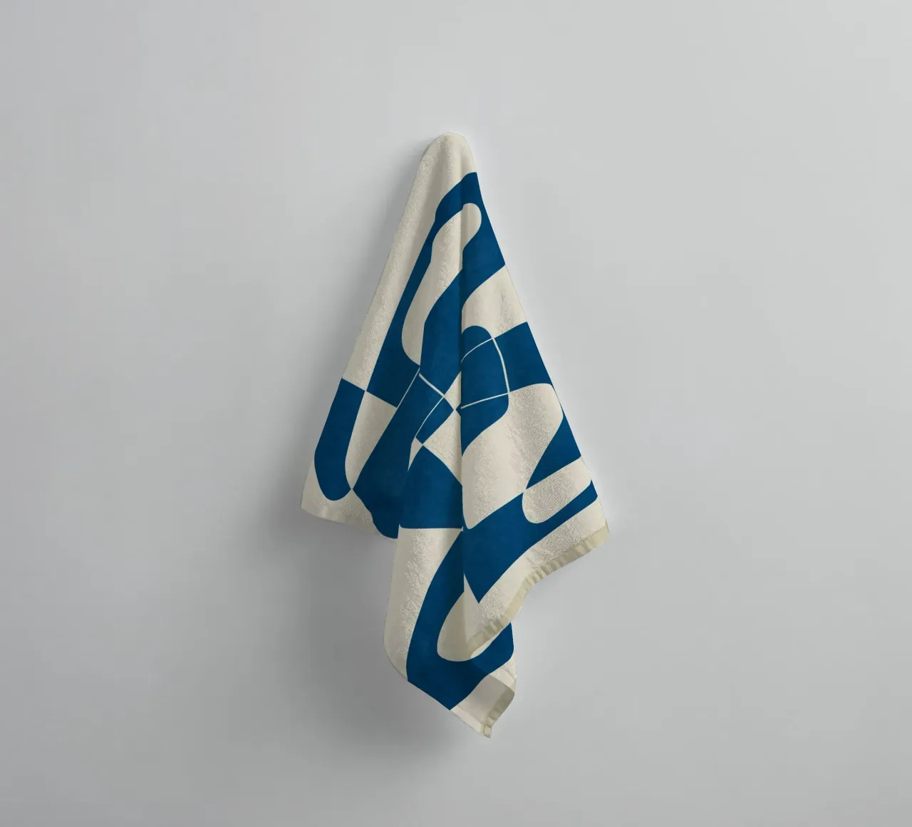 Minimal Abstract Cobalt asciugamano da bagno da cityart
