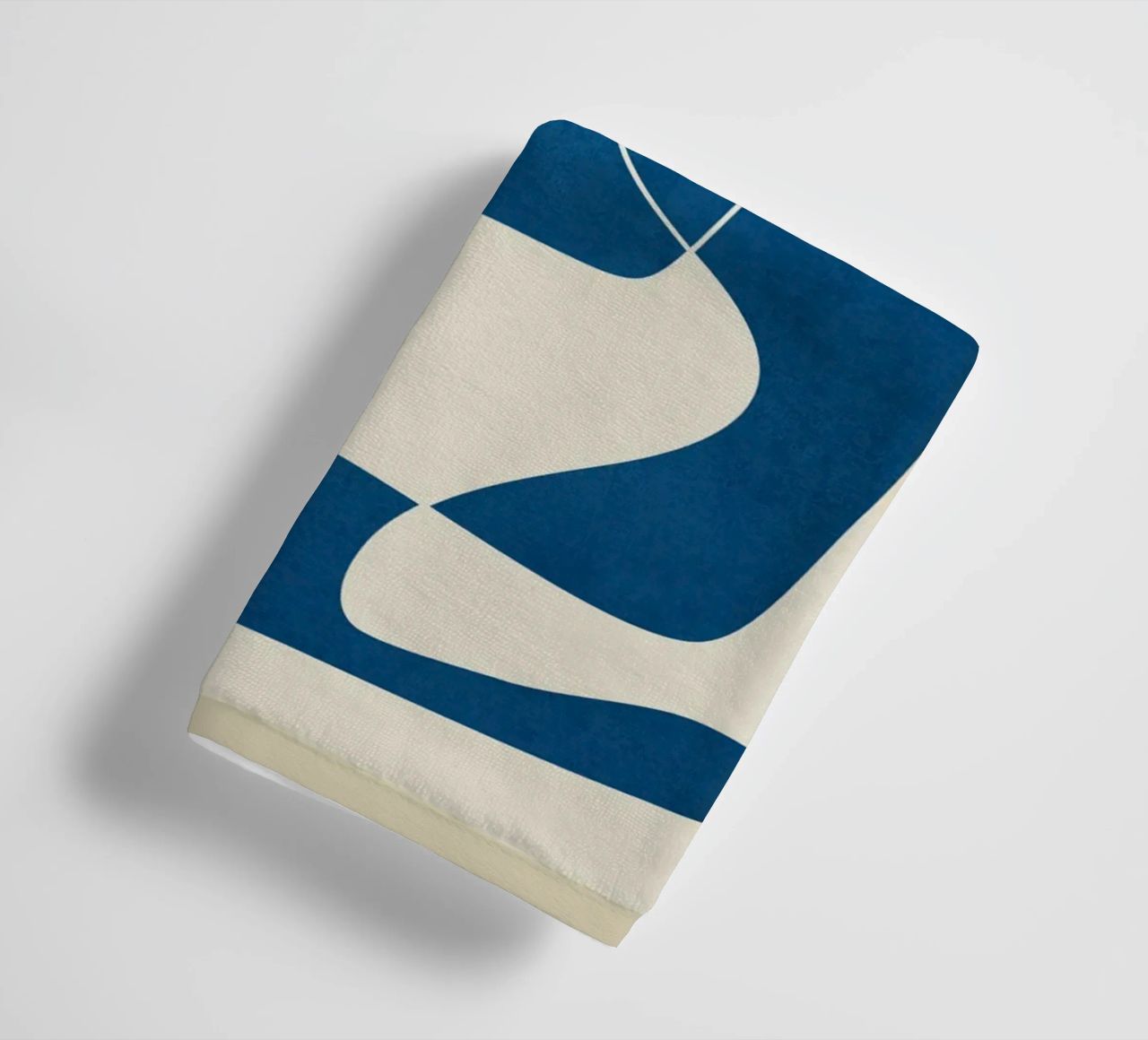 Minimal Abstract Cobalt asciugamano da bagno da cityart