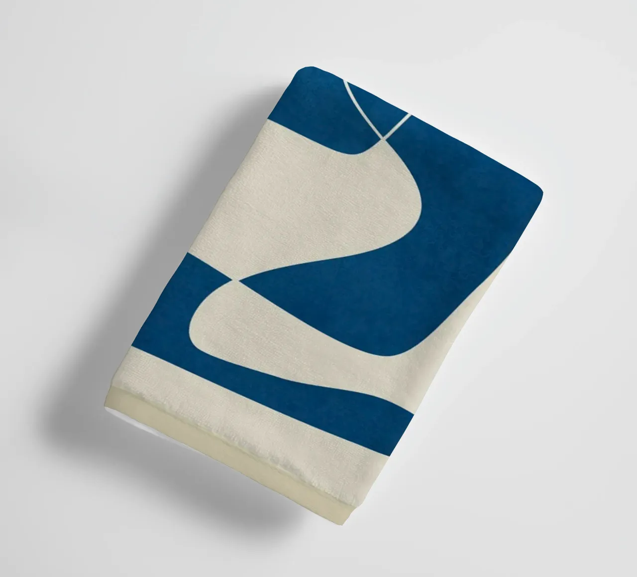 Minimal Abstract Cobalt asciugamano da bagno da cityart