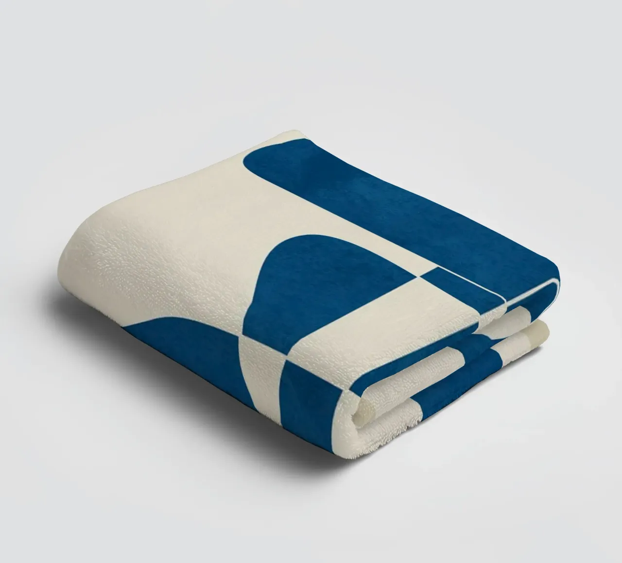 Minimal Abstract Cobalt asciugamano da bagno da cityart