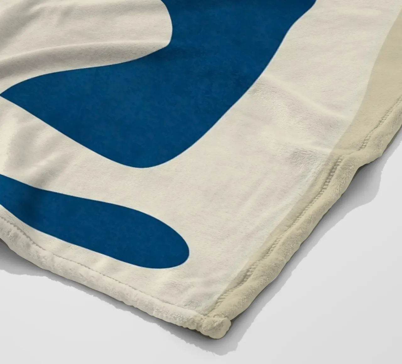 Minimal Abstract Cobalt coperta in pile da cityart