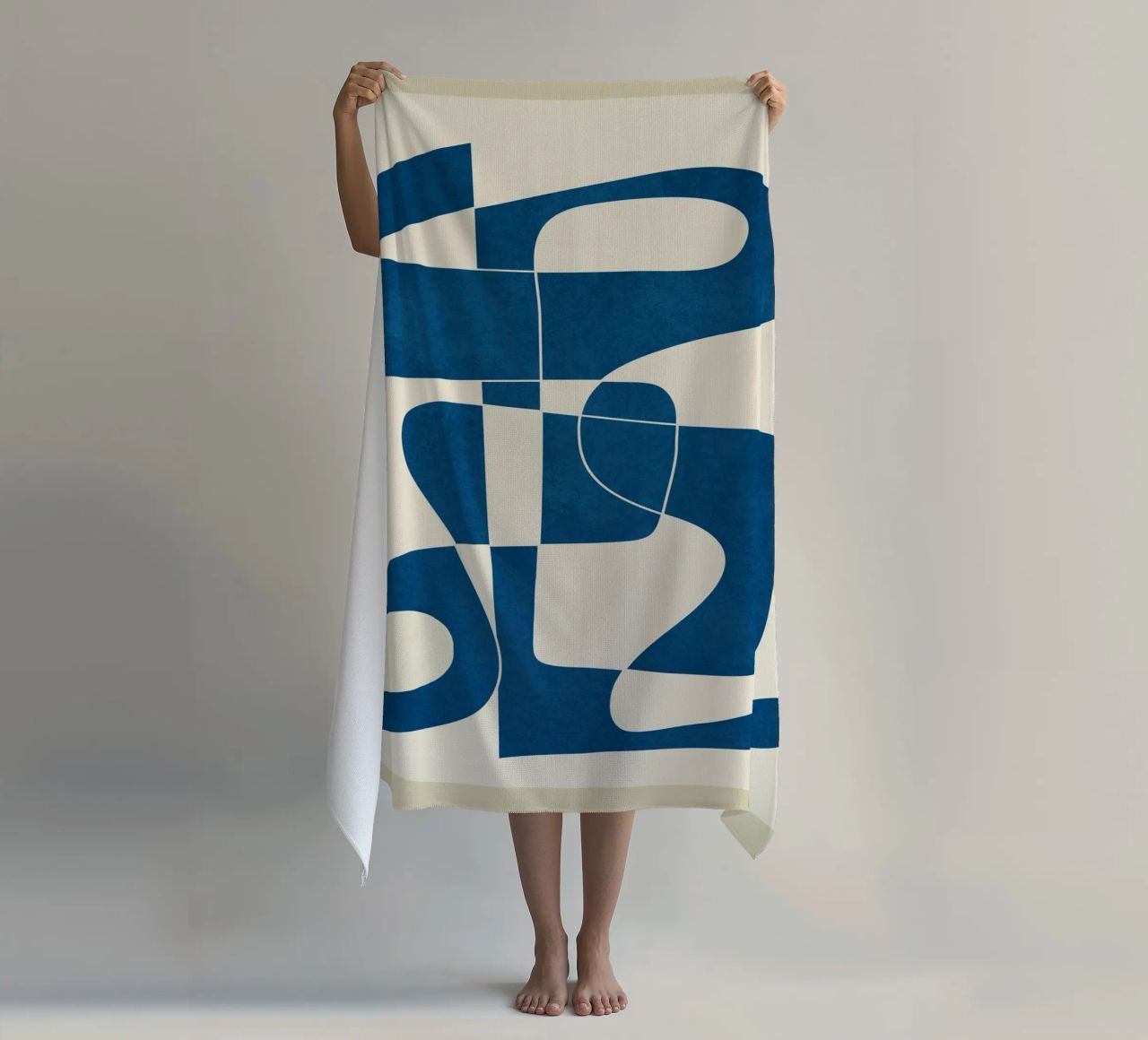 Minimal Abstract Cobalt telo mare da cityart