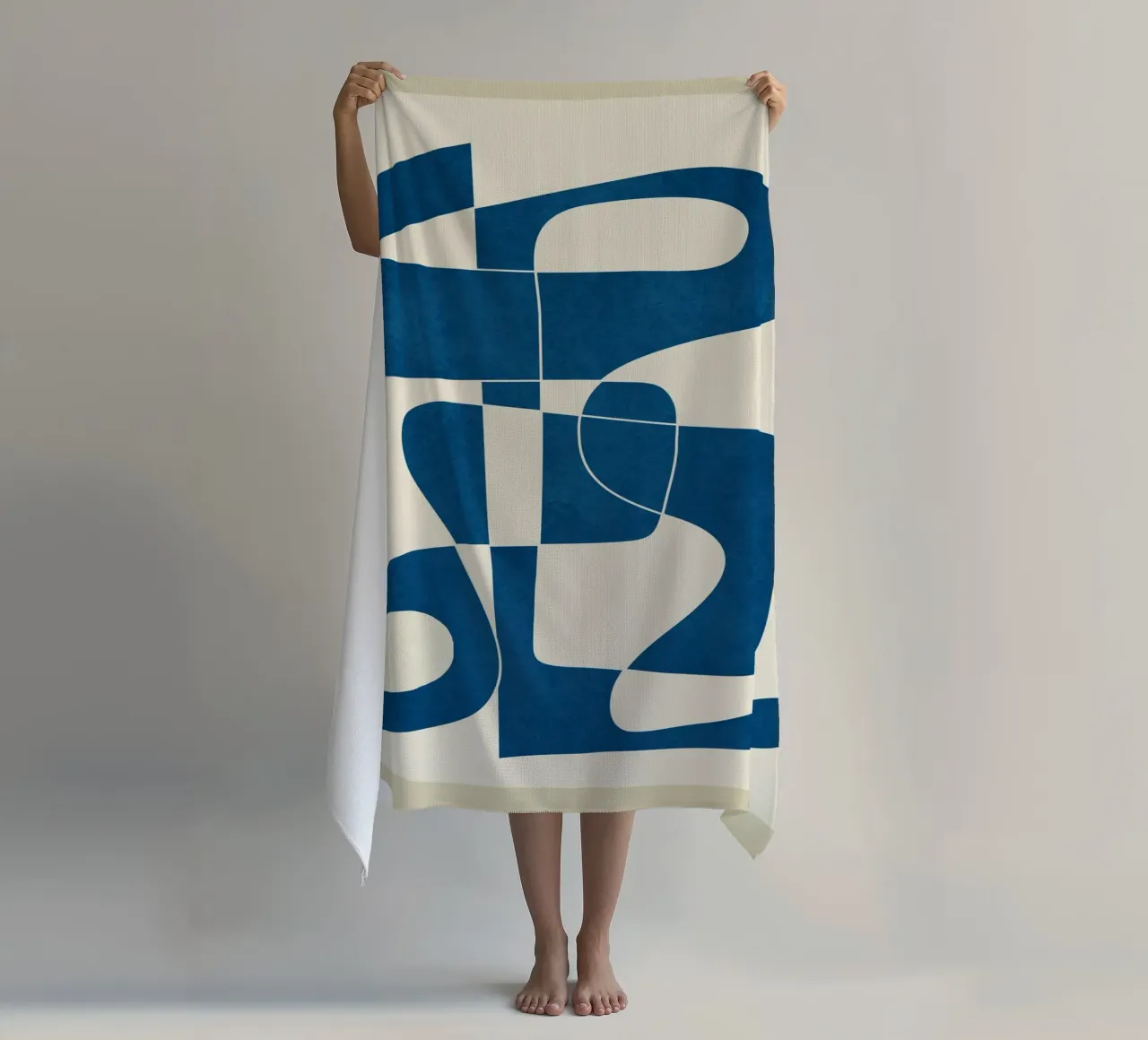 Minimal Abstract Cobalt telo mare da cityart