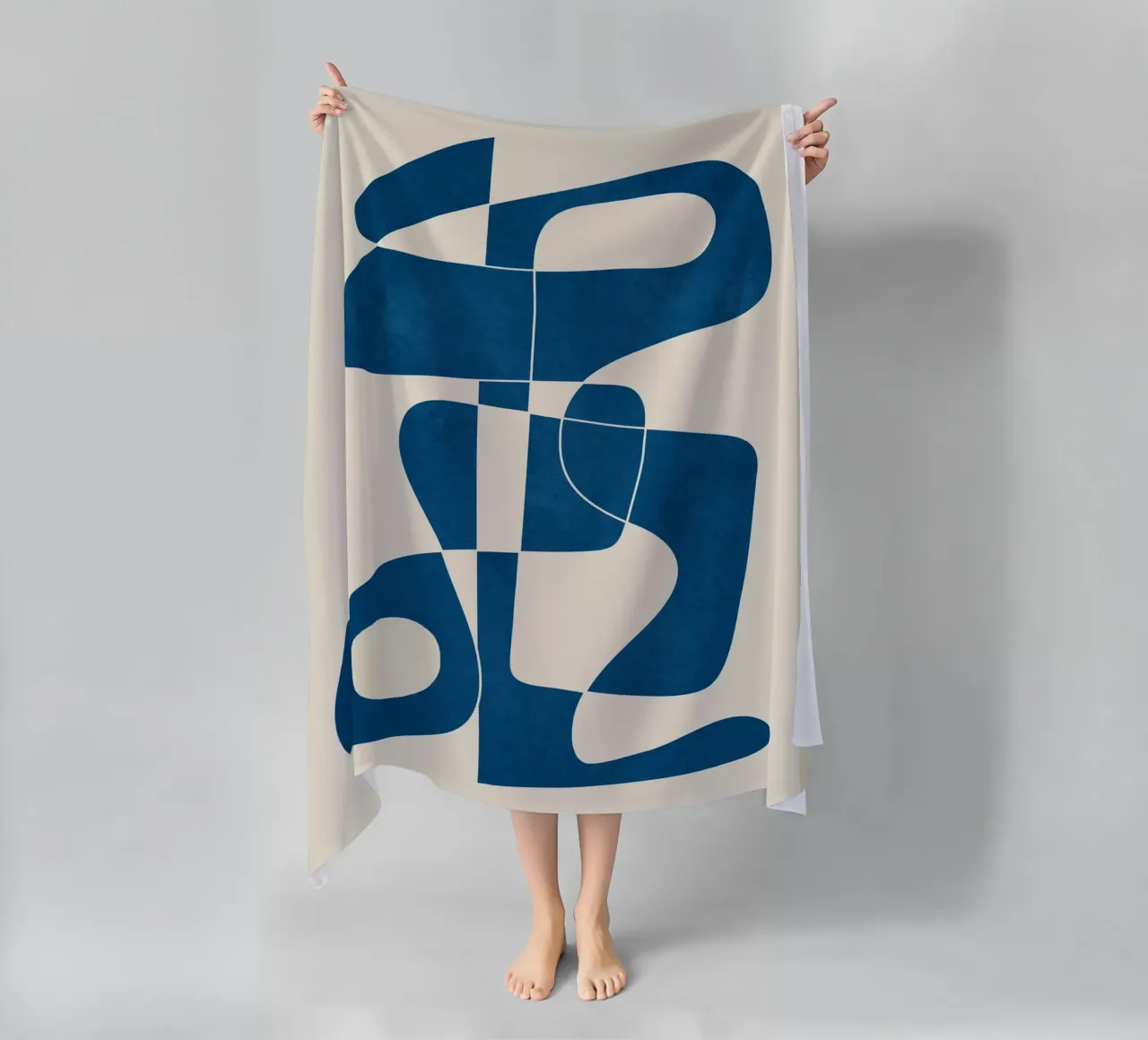 Minimal Abstract Cobalt telo mare da cityart