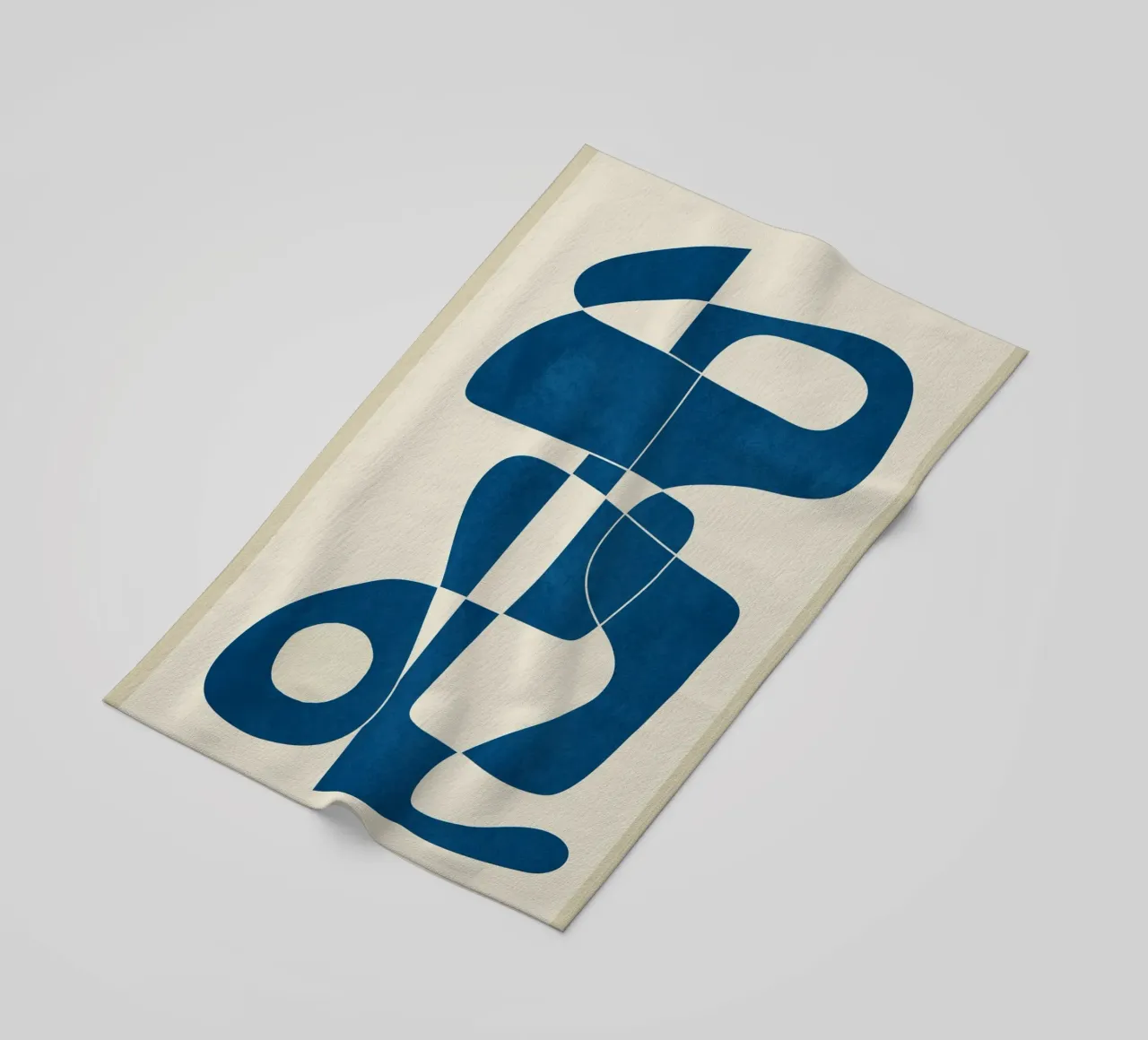 Minimal Abstract Cobalt telo mare da cityart