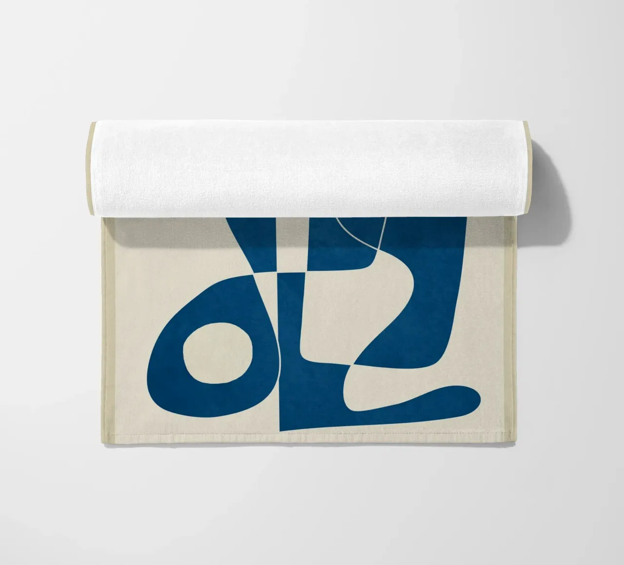 Minimal Abstract Cobalt telo mare da cityart