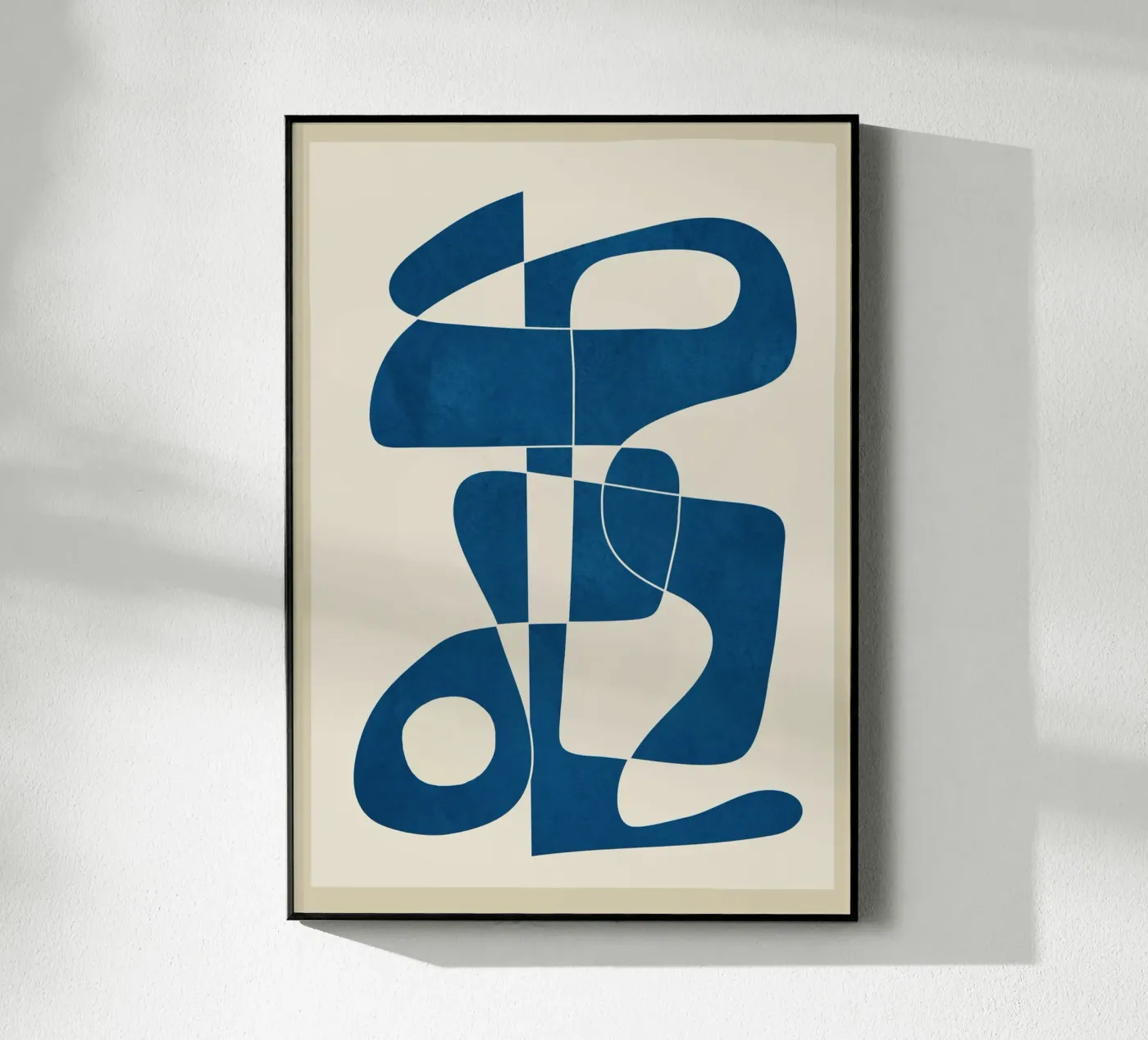 Minimal Abstract Cobalt plexiglass da cityart