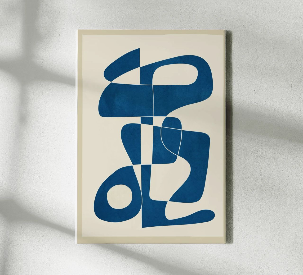 Minimal Abstract Cobalt tela da cityart