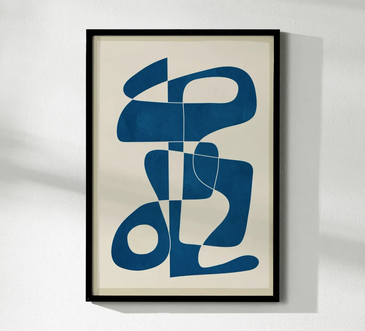Minimal Abstract Cobalt hahnemühle de cityart