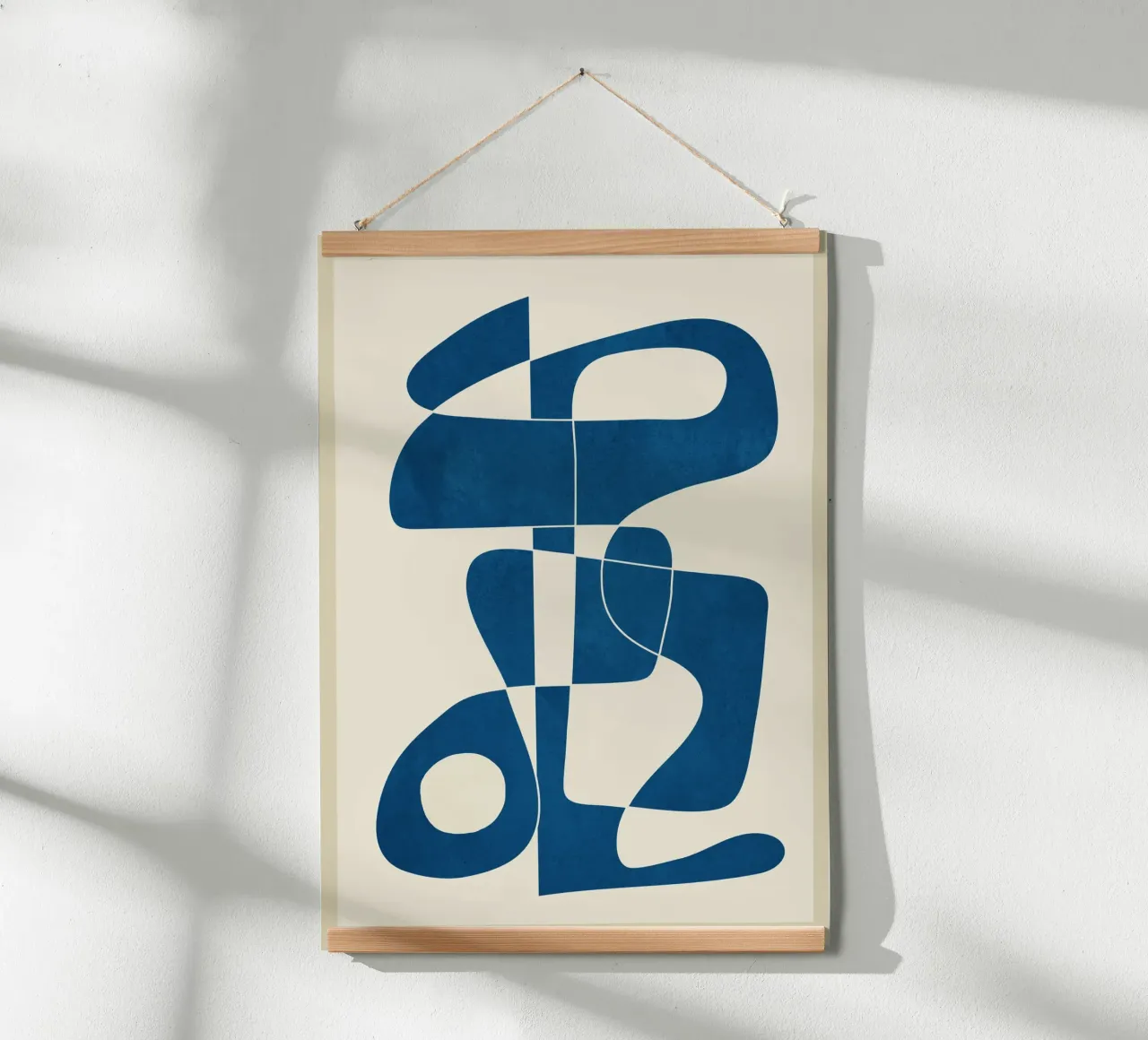 Minimal Abstract Cobalt poster da cityart