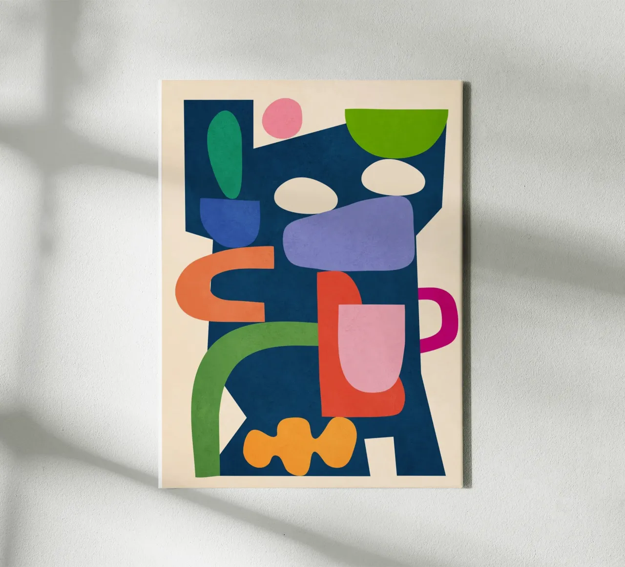 Modern Abstract Art 40 tela con Cornice a cassetta da cityart