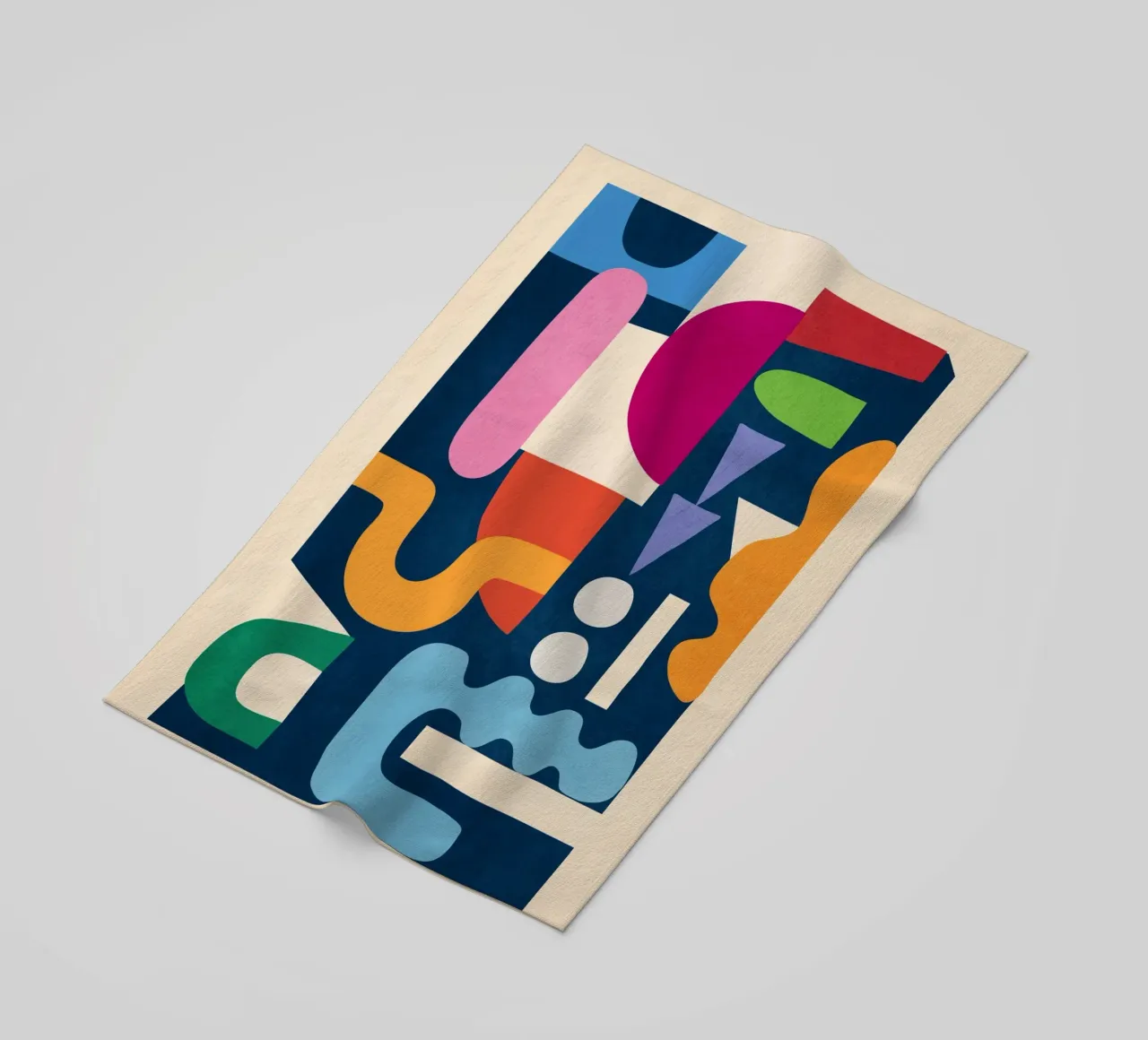 Modern Abstract Art 41 telo mare da cityart