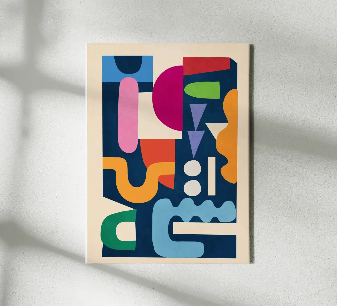 Modern Abstract Art 41 tela con Cornice a cassetta da cityart