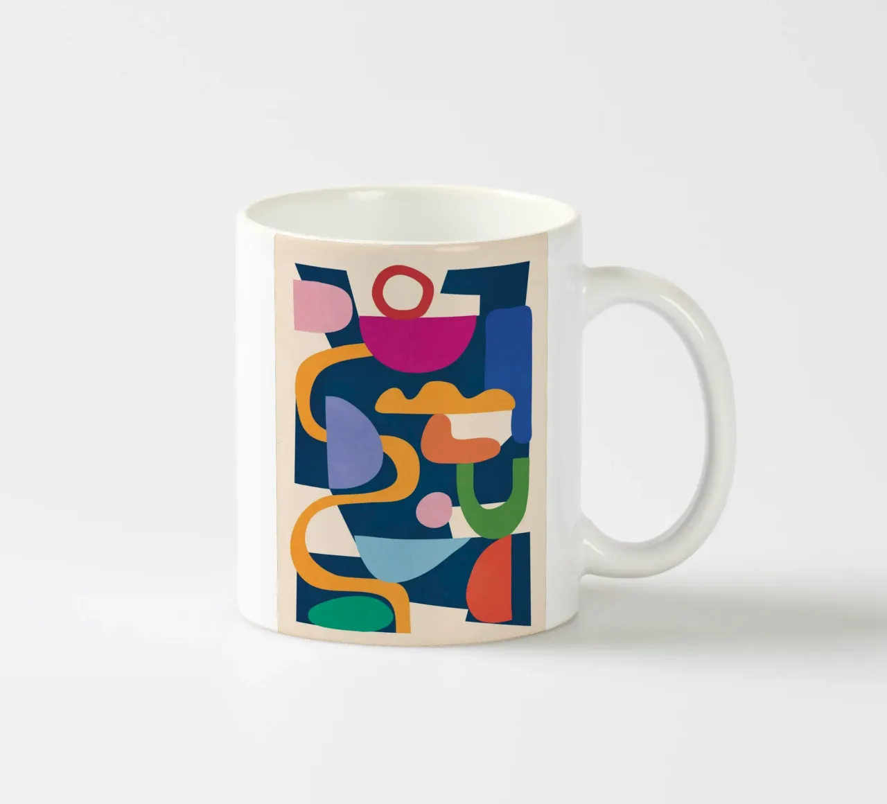 Modern Abstract Art 42 ceramic mug by cityart