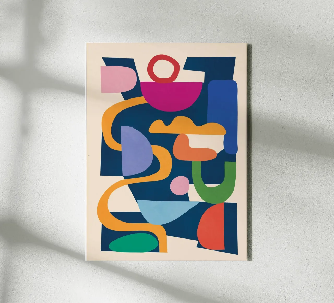 Modern Abstract Art 42 tela con Cornice a cassetta da cityart