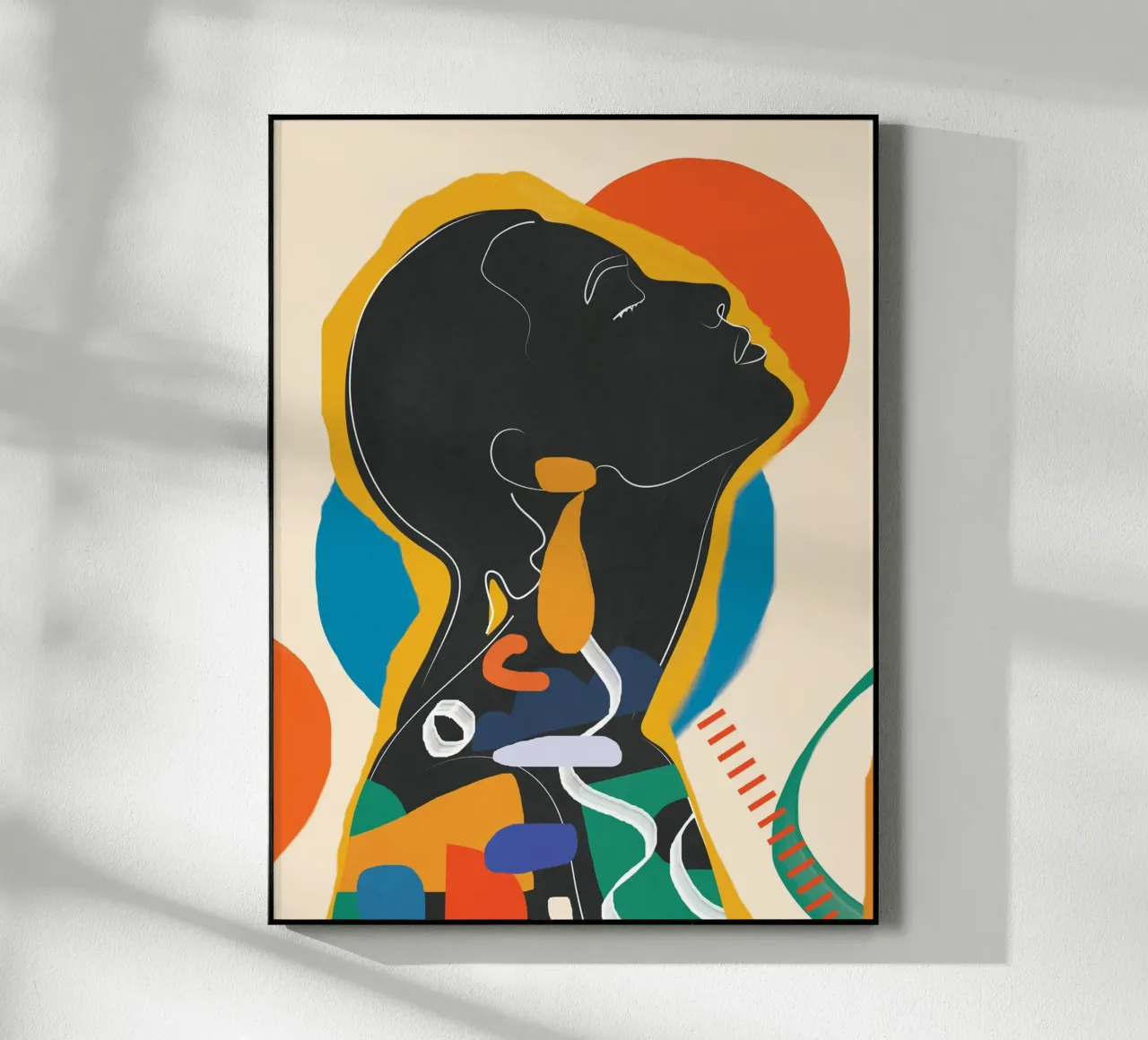 Modern Abstract Woman 1 acryl van cityart